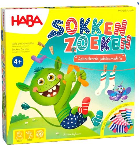 Haba spel [4 jaar +] Sokken zoeken jubileum editie