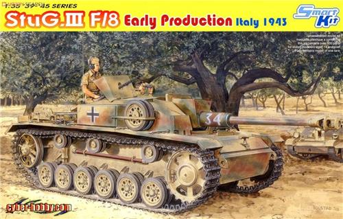 1:35 Dragon 6620 StuG. III F/8 Early Production - Italy 1943 Plastic Modelbouwpakket