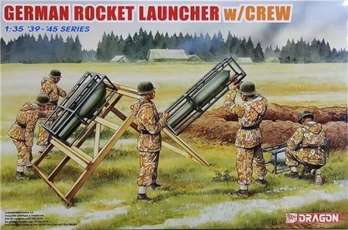 1:35 Dragon 6509 German Rocket Launcher w/Crew Plastic Modelbouwpakket