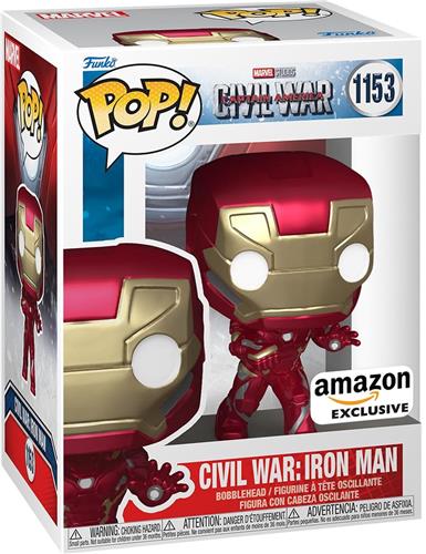 Funko Pop! Marvel: Captain America 3: Civil War - Iron Man US Exclusive Build-A-Scene