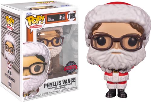 Funko Pop! Movies: The Office - Phyllis Vance (As Santa) #1189 Special Edition Exclusive Kerst Holliday