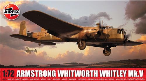 1:72 Airfix 08016 Armstrong Whitworth Whitley Mk. V - Propeller Vliegtuig Plastic Modelbouwpakket