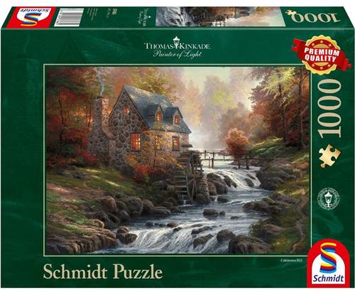 Schmidt Puzzel - Kinkade Near The Old Mill