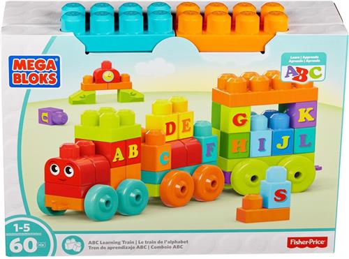 Mega Bloks First Builders ABC Alfabet Trein - Constructiespeelgoed