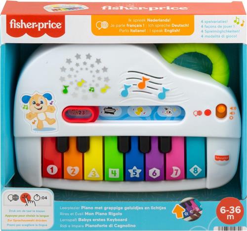 Fisher-Price Leerplezier Silly Sounds Light-Up Piano - Baby Speelgoed