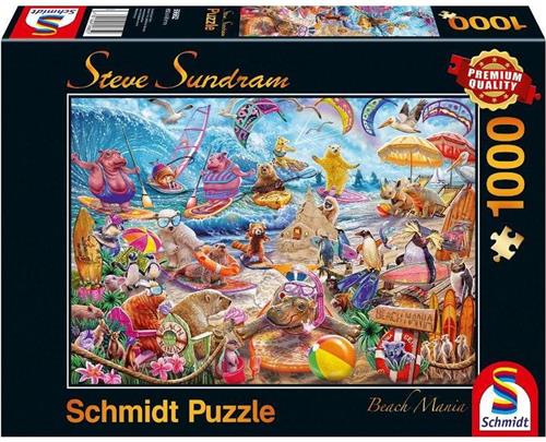 Schmidt Beach Mania, 1000 stuks - Puzzel - 12+