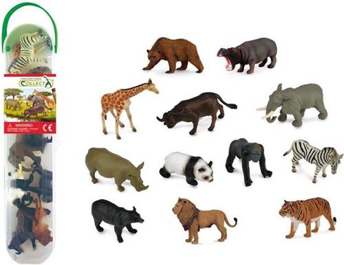 Collecta Wilde Dieren Set Mini 12 Stuks 5 Cm