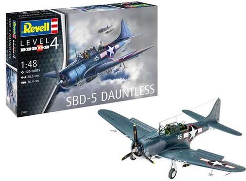 1:48 Revell 03869 SBD-5 Dauntless Navyfighter Plastic Modelbouwpakket