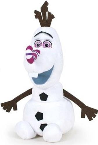 Olaf met Lollipop Neus Disney Frozen Pluche Knuffel 30 cm {Disney Frozen 2 Plush Toy | Speelgoed pop Knuffelpop Knuffeldier voor Kinderen Jongens Meisjes | Anna, Elsa, Sven, Olaf Sneeuwpop}