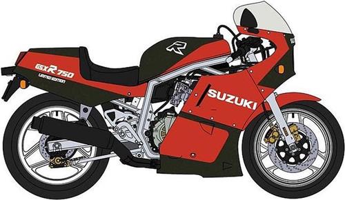 1:12 Hasegawa 21730 Suzuki GSX-R750R Plastic Modelbouwpakket