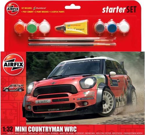 Airfix Mini Countryman Wrc Starter Set Modelbouwpakket