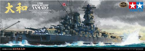 1:350 Tamiya 78025 Japanese Battleship Yamato - Premium Edition met Photo Etched Parts Plastic Modelbouwpakket