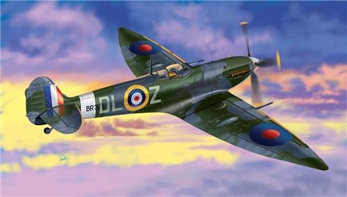 1:72 Italeri 1307 Spitfire Mk.VI Plane Plastic Modelbouwpakket