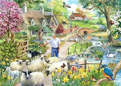 House of Puzzles Shepherd's Lane - 1000 Piece Jigsaw Puzzle