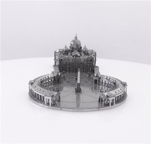 Bouwpakket Miniatuur Basiliek Sint Pieter Vaticaanstad- metaal