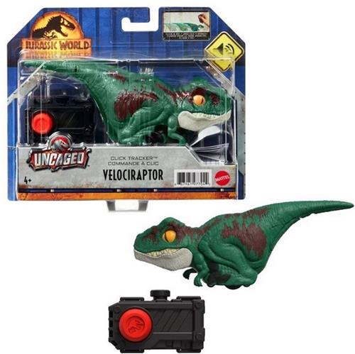 Mattel Jurassic World Interactieve Velociraptor met geluid - 12 cm groot