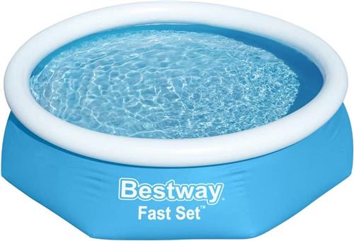 Bestway - Fast - Set - Zwembad - opblaasbaar - rond - 244x66 - cm