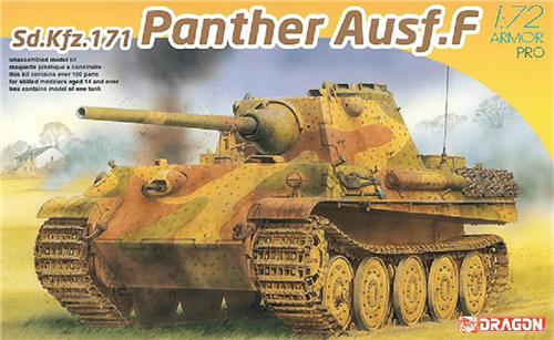 1:72 Dragon 7647 Sd.Kfz.171 Panther Ausf.F Tank Plastic Modelbouwpakket