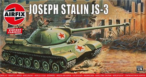 1:76 Airfix 01307V Joseph Stalin JS3 Russian Tank Plastic Modelbouwpakket