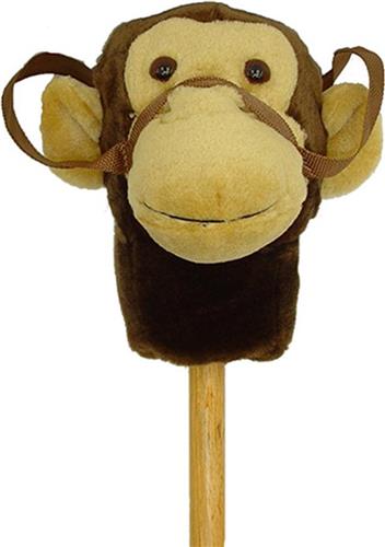 PIA Soft Toys - Apenhoofd Stokpaard - 95 cm