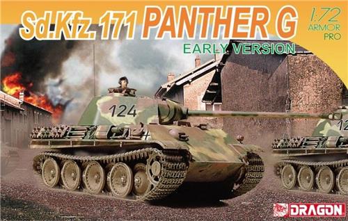 1:72 Dragon 7205 SD.KFZ171 Panther G Early Version Plastic Modelbouwpakket