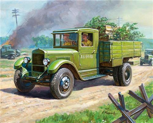 Zvezda - Soviet Truck Zis-5 (Zve6124) - modelbouwsets, hobbybouwspeelgoed voor kinderen, modelverf en accessoires