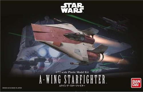 1:72 Revell Bandai 01210 Star Wars A-wing Starfighter Plastic Modelbouwpakket