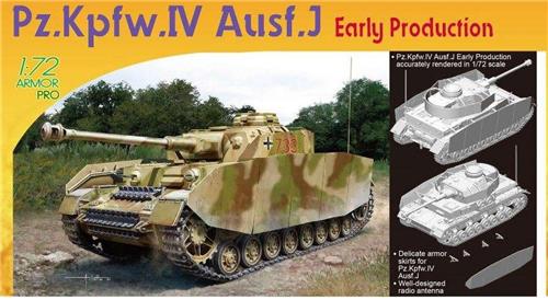 1:72 Dragon 7409 Pz.Kpfw.IV Ausf.J Early Production Plastic Modelbouwpakket