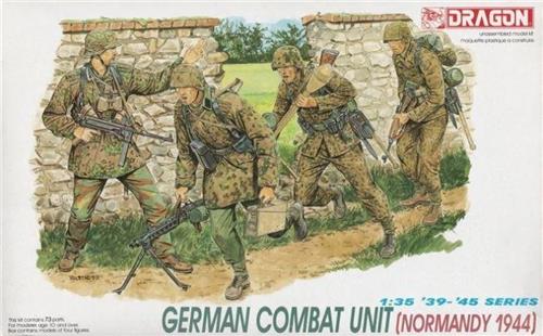 1:35 Dragon 6003 German Combat Unit (Normandy 1944) Plastic Modelbouwpakket