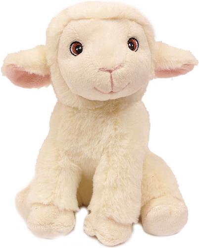 Eco Knuffel Schaap zittend 20 cm