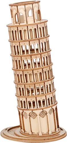 Robotime Modern 3D Wooden TG304 Toren van Pisa