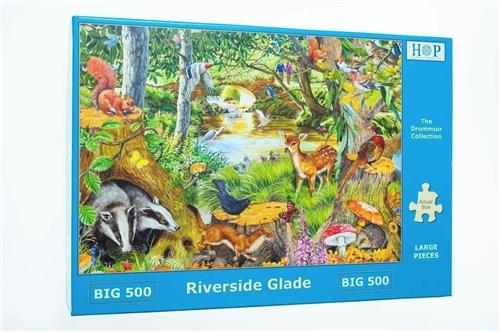 House of Puzzles Riverside Glade - BIG 500 Piece Jigsaw Puzzle