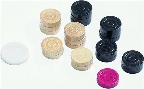 Philos Carrom speelstukken set 31 x 8 mm