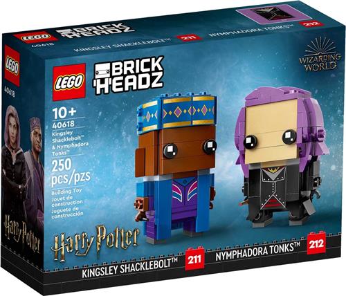 LEGO Harry Potter Brickheadz 40618 - Romeo Wolkenveldt en Nymphadora Tops