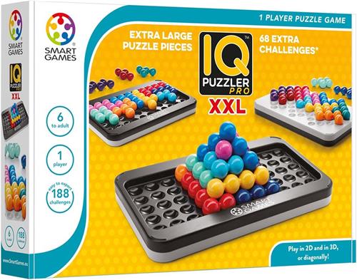 SmartGames - IQ Puzzler Pro XXL - 188 opdrachten - 2D en 3D puzzels