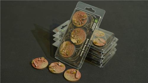 Badlands Bases Pre-Painted (3x 75mm Oval)