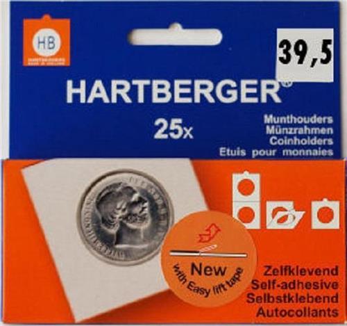 Hartberger Munthouders zelfklevend 39,5 mm (25x)