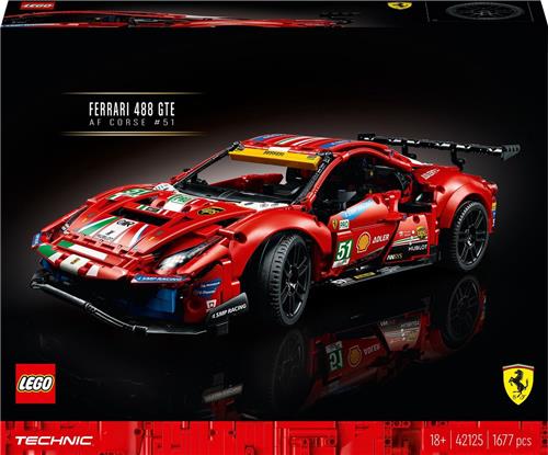 LEGO Technic Ferrari 488 GTE AF Corse #51 - 42125