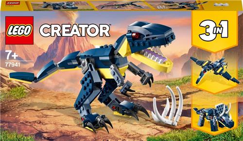 LEGO Mighty Dinosaurs 77941 - collectible limited UK editie - zeldzame donkerblauwe variant van LEGO 31058