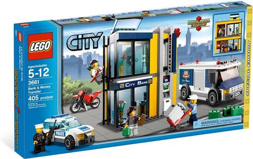 LEGO City Bank en Geld Transporter - 3661