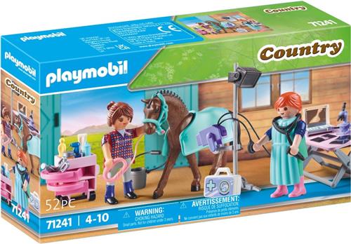 PLAYMOBIL Country Dierenarts voor paarden - 71241