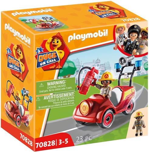 Playmobil Duck On Call - D*O*C* - Mini-brandweerwagen 70828