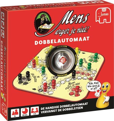 Jumbo - Mens Erger Je Niet! Dobbelautomaat - Bordspel