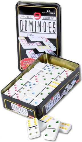 Longfield Games Domino Dubbel 9 - Blik