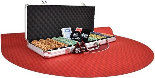 Monte Carlo High Class Clay Poker Set Weekend