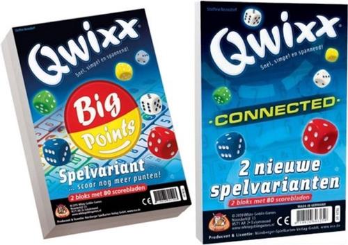 Spellenbundel - 2 stuks - Dobbelspel - Qwixx Big Points & Qwixx Connected