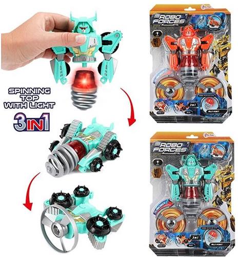 Toi Toys Veranderrobot auto/vliegtuig (1 stuk) assorti