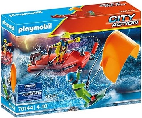 PLAYMOBIL City Action Redding op zee: kitesurfersredding met boot - 70144