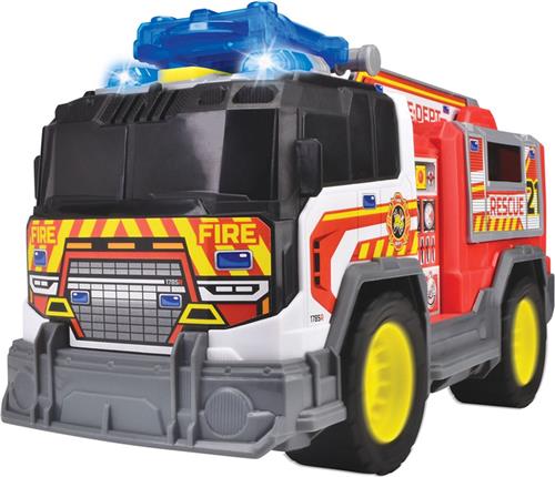 Dickie Toys - Brandweerwagen - Opvouwbare ladder - Licht en geluid - Vanaf 3 jaar