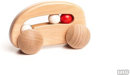 Bajo Houten Auto Met Kralen, Naturel